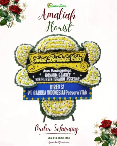 Papan Bunga Duka di Duda