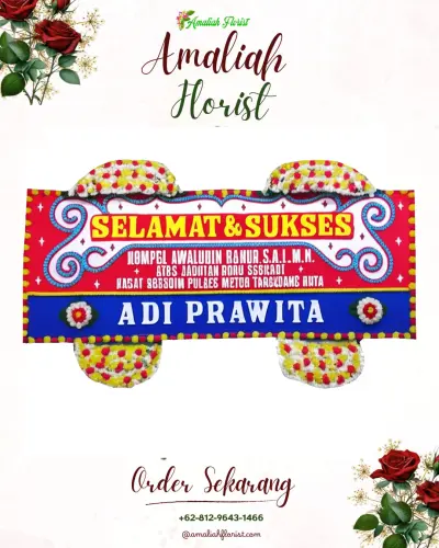 Karangan Bunga Ucapan Selamat di Duda